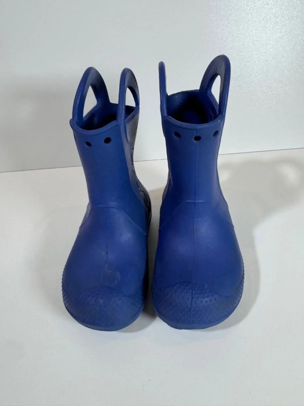 Crocs Rain Boots Handle It Blue Boys Girls Kids 9 C9 Waterproof Outdoor School